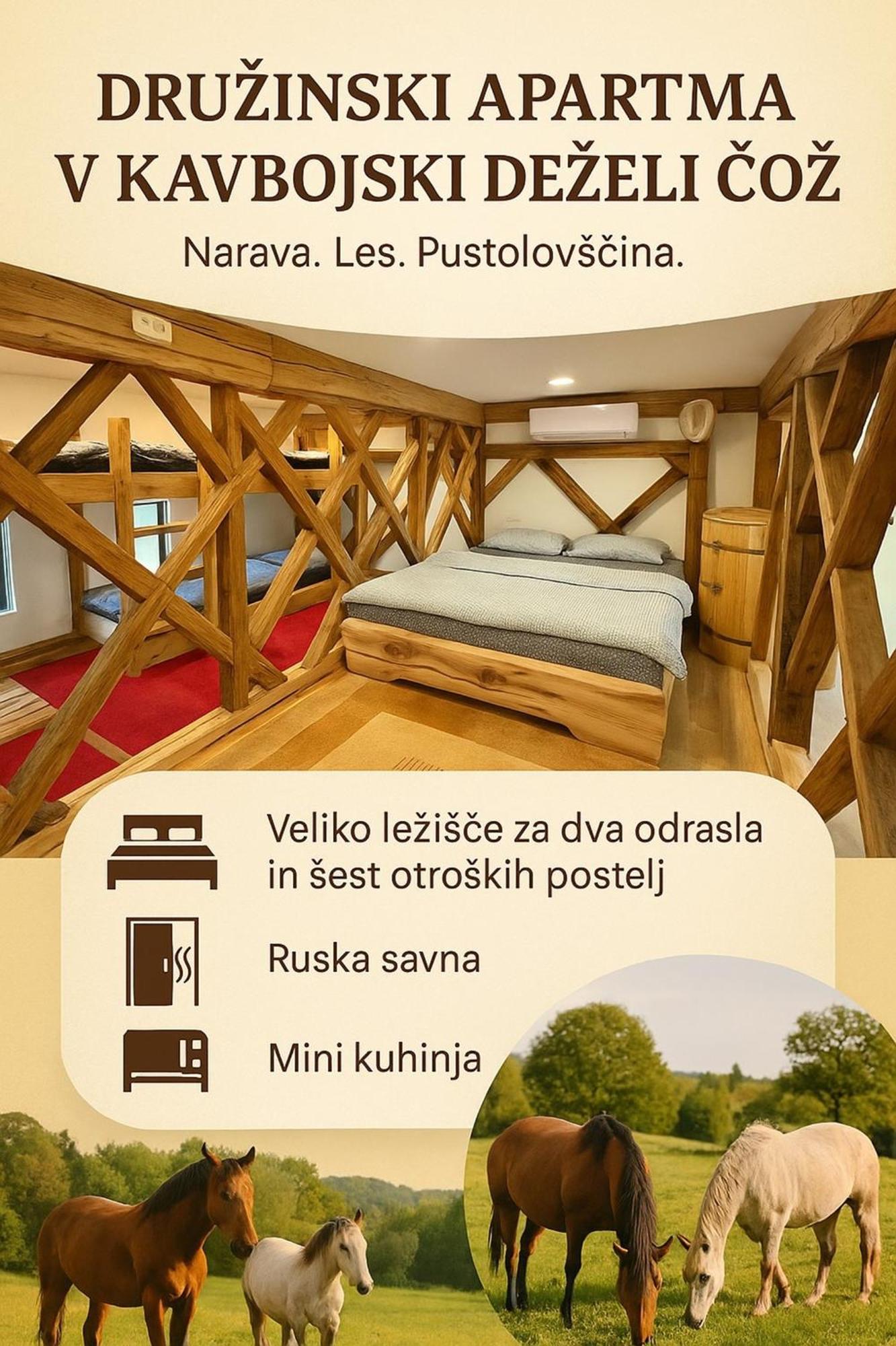 Готель Cowboy'S Land Visnja Gora Номер фото